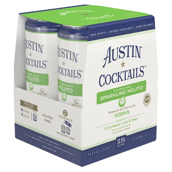 Austin Cocktails Cucumber Mojito 4pk 355ml