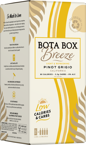 Bota Box Breeze Pinot Grigio 3L