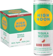 High Noon Tequila Blood Orange 4pk 355ml