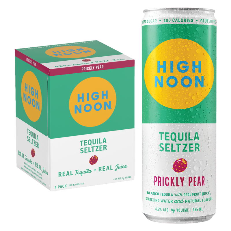 High Noon Tequila Prickly Pear 4pk 355ml