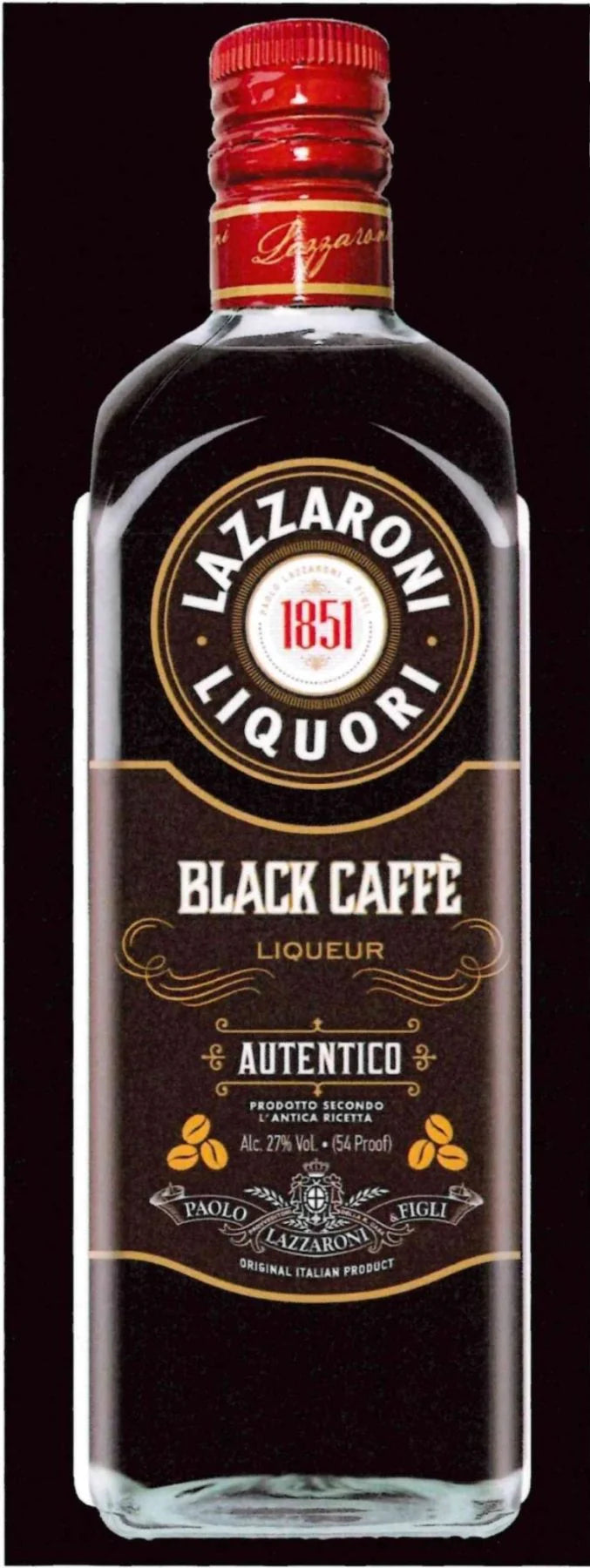 Lazzaroni Black Caffe Liqueur 750ml