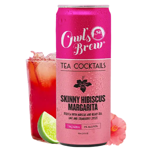 Owls Brew Skinny Hibiscus Margarita 4pk 355ml