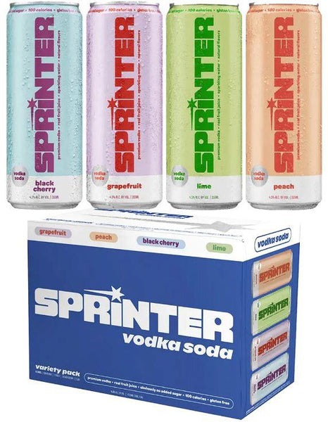 Sprinter Vodka Seltzer Variety 8pk 355ml