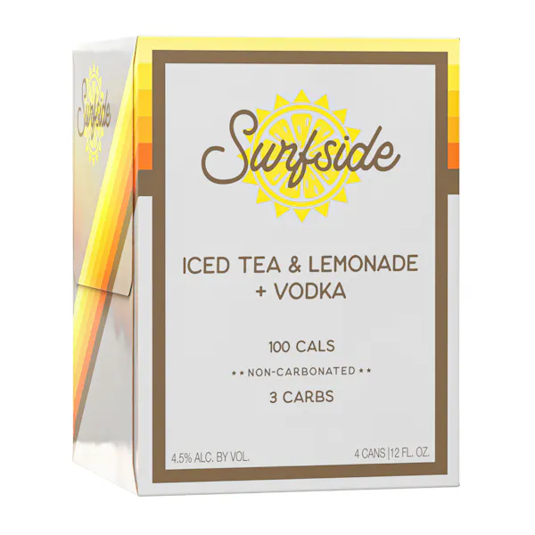 Surfside Iced Tea & Lemonade Vodka 4pk 355ml