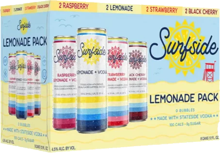 Surfside Lemonade Variety 8pk 355ml