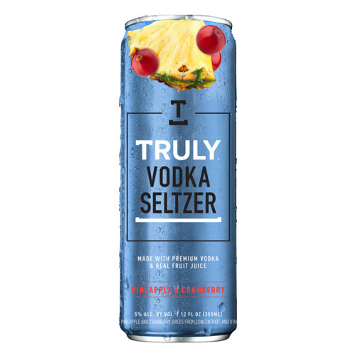 Truly Vodka Pineapple Cranberry Seltzer 4pk 355ml